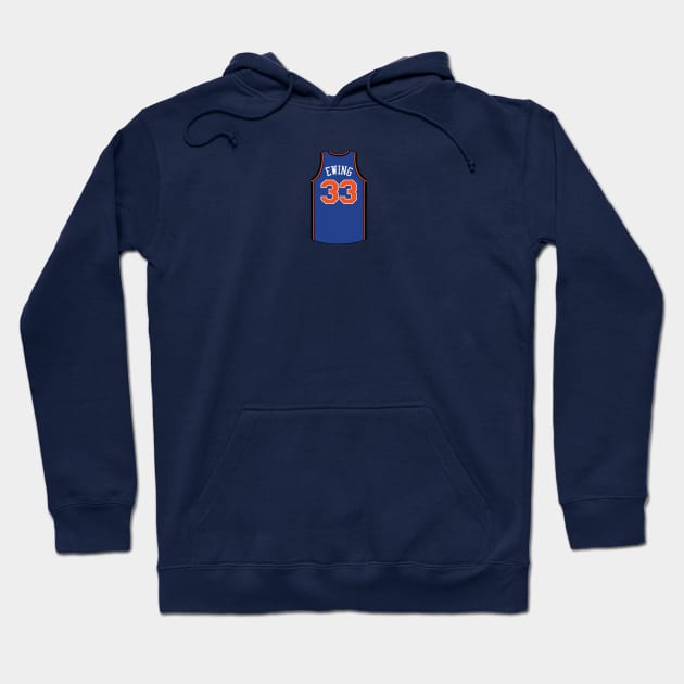 Patrick Ewing New York Jersey Qiangy Hoodie by qiangdade